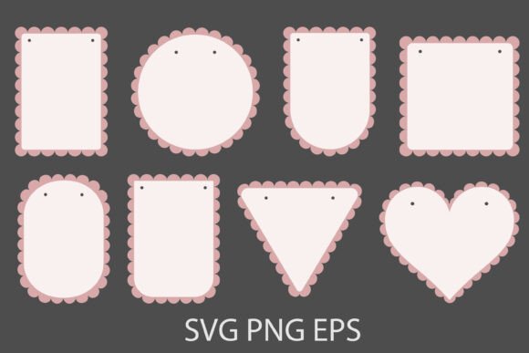 Download Flag Garland, Scalloped Edge Banner - Flag Collection