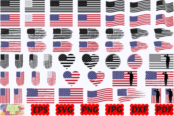 Download 4th of July Flag SVG | American Flag SVG - Flag Collection