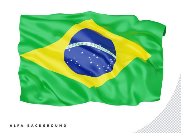 Download 3d Brazil Flag - Flag Collection