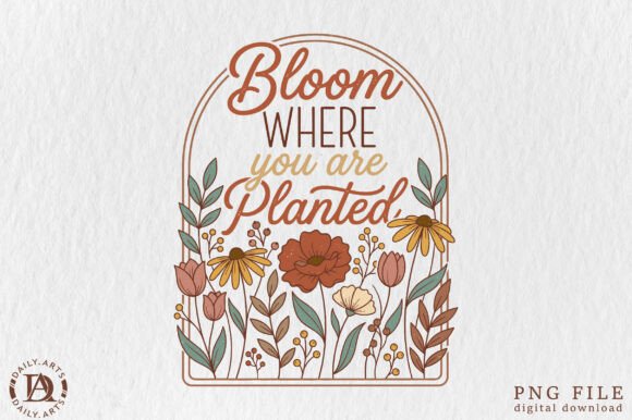 Download Boho Floral Garden Sublimation Design - Floral garden Collection