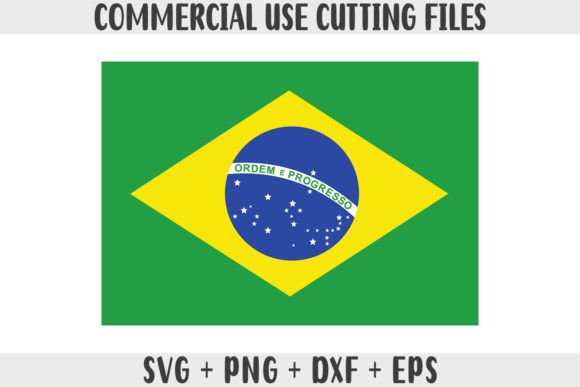 Download Brazil Flag SVG Original Colors - Flag Collection